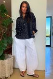 Ole Bubble Cotton Bandana Laurie Blouse Black